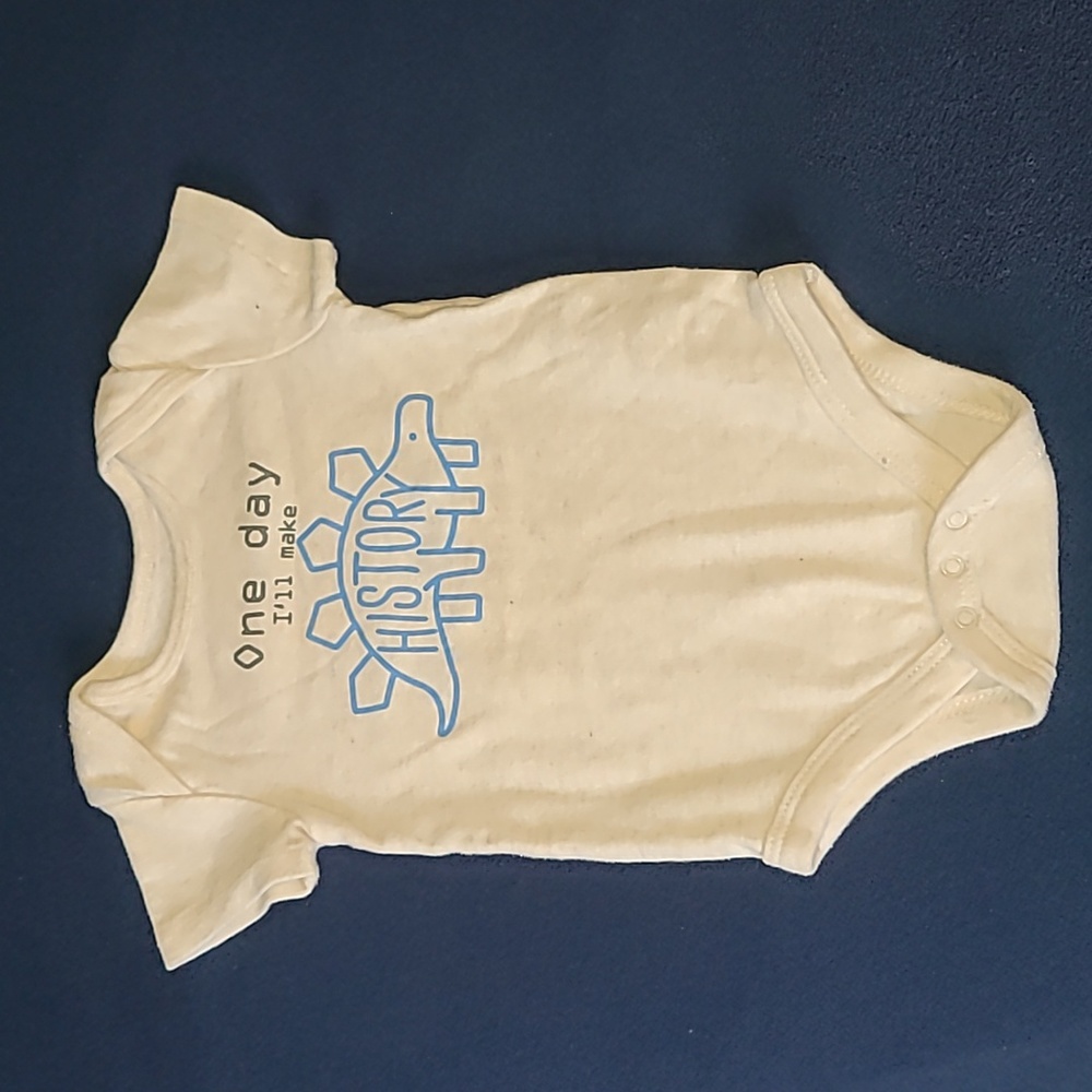 Beige 6-9month onesie